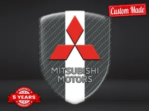 Mitsubishi Bumper Stickers Custom Sports Customizable Minimal